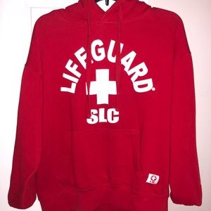SLC Red Lifeguard Hoodie